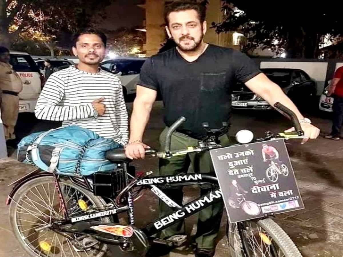 Salman Khan's fan travels 1100 km to wish him on his birthday