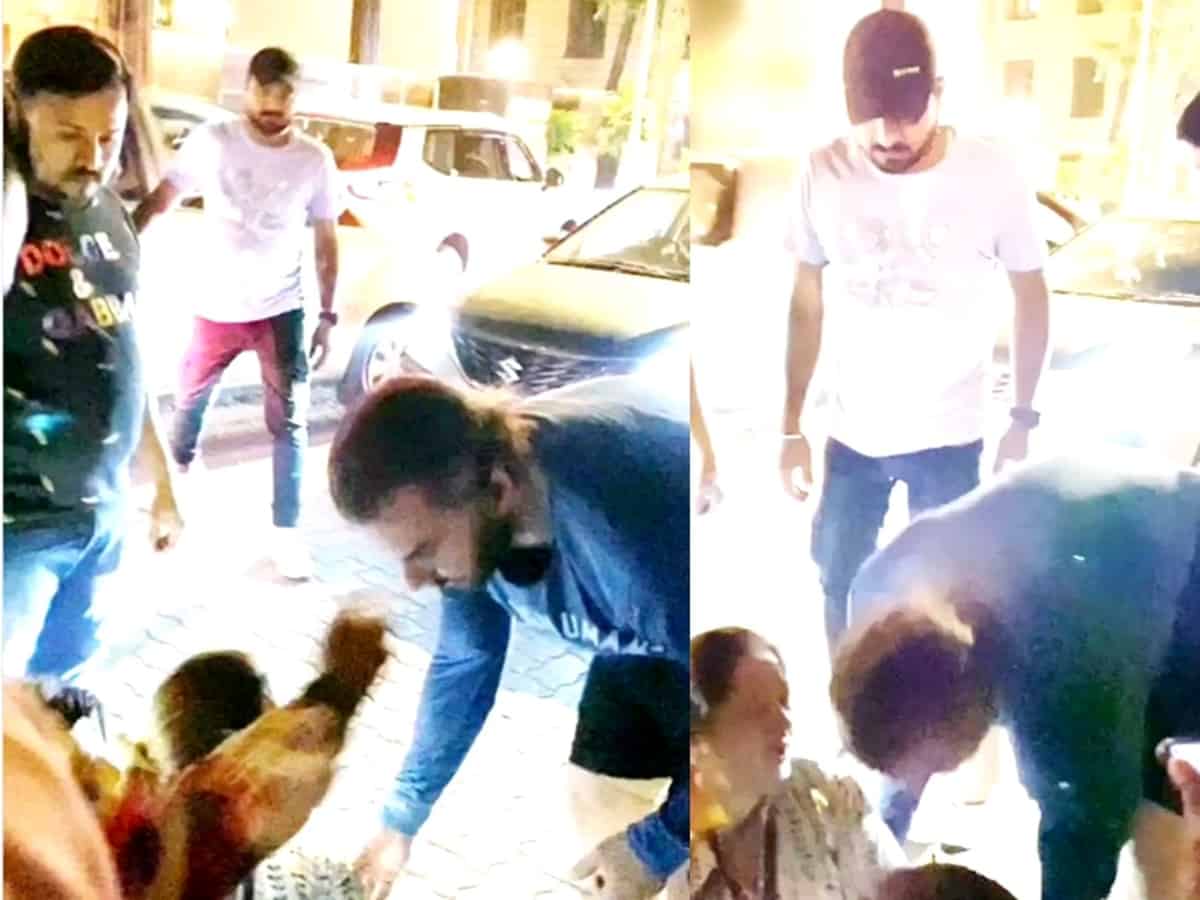 Being human: Salman's brother Sohail Khan helps woman on the street