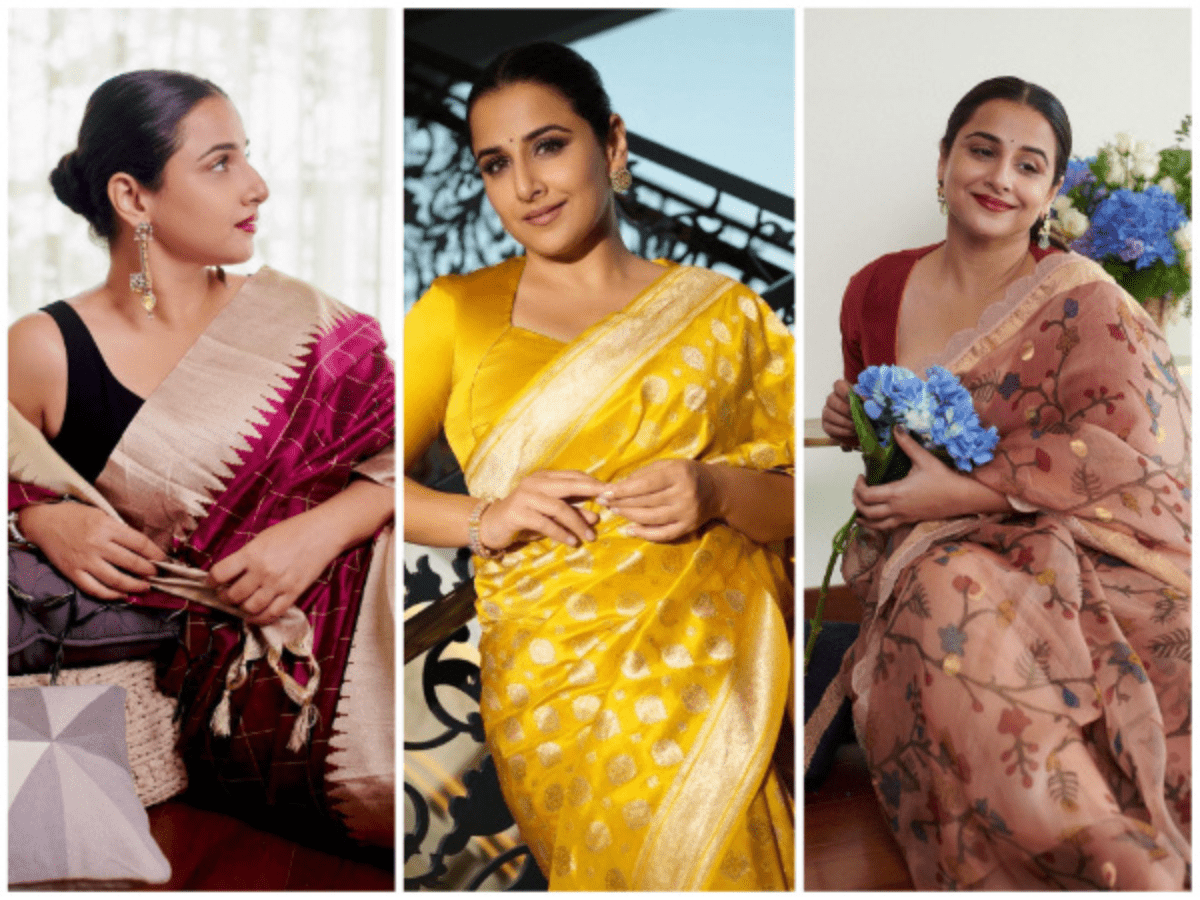 5 photos that prove Vidya Balan and sarees are a match made in heaven!