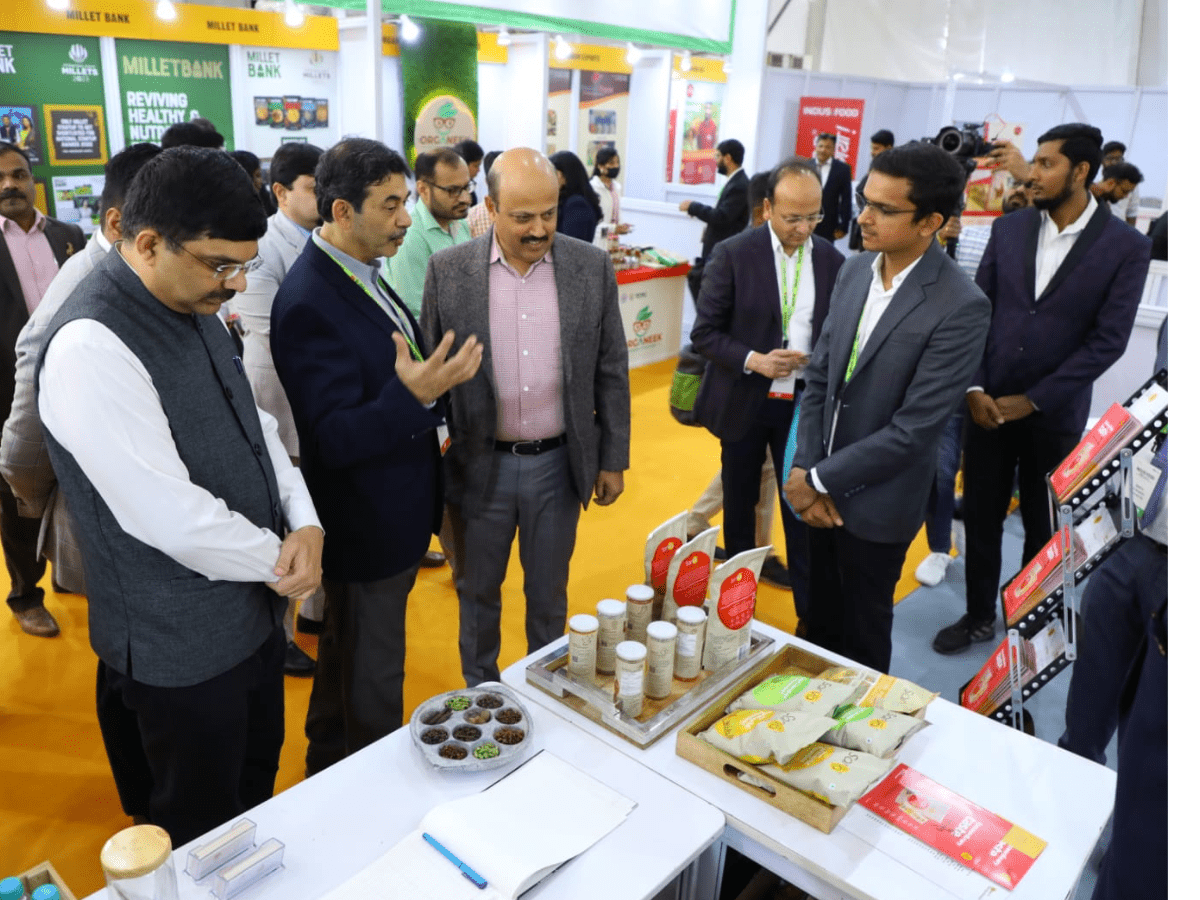 Telangana's promotional state pavilion at Hitex Indus food exhibition