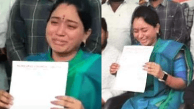 Telangana: Jagtial municipal chairperson quits her post in tears