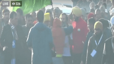 Bharat Jodo Yatra: Police say security breach as man hugs Rahul Gandhi in Punjab