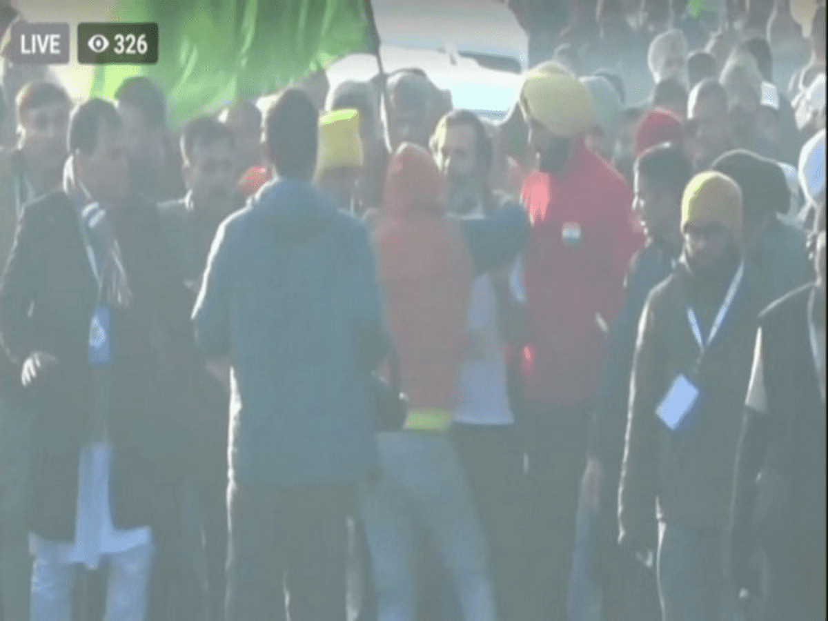 Bharat Jodo Yatra: Police say security breach as man hugs Rahul Gandhi in Punjab