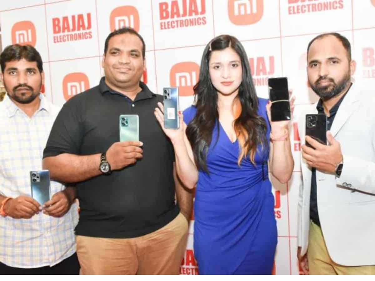 Hyderbad: Redmi Note 12 Pro+5G launched at Bajaj Electronics