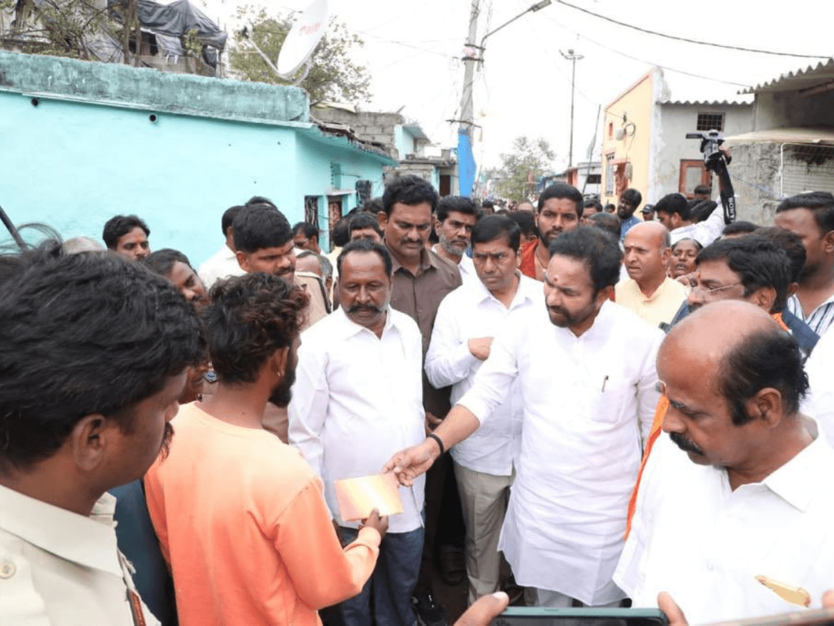 Kishan criticises Telangana govt for neglecting unprivileged citizens