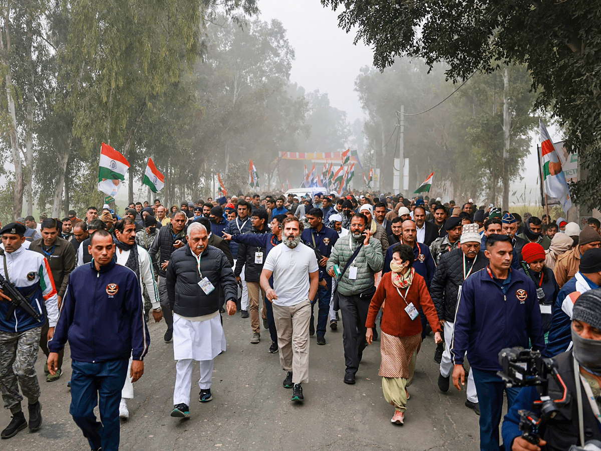 Bharat Jodo Yatra in Haryana