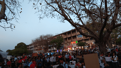 Chandigarh Youth Congress support wrestlers' protest through candle march