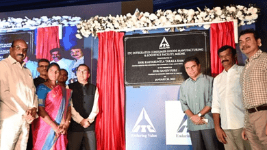 Telangana: KTR inaugurates ITC's food processing unit worth Rs 450cr