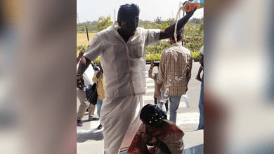 Telangana: Sarpanch's husband attempts self-immolation in Nizamabad