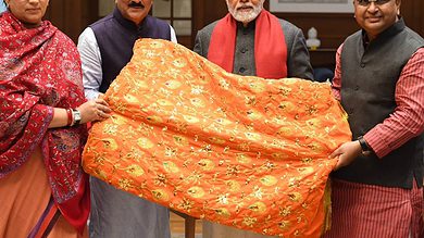 PM Modi presents chadar for offering at Ajmer Sharif Dargah