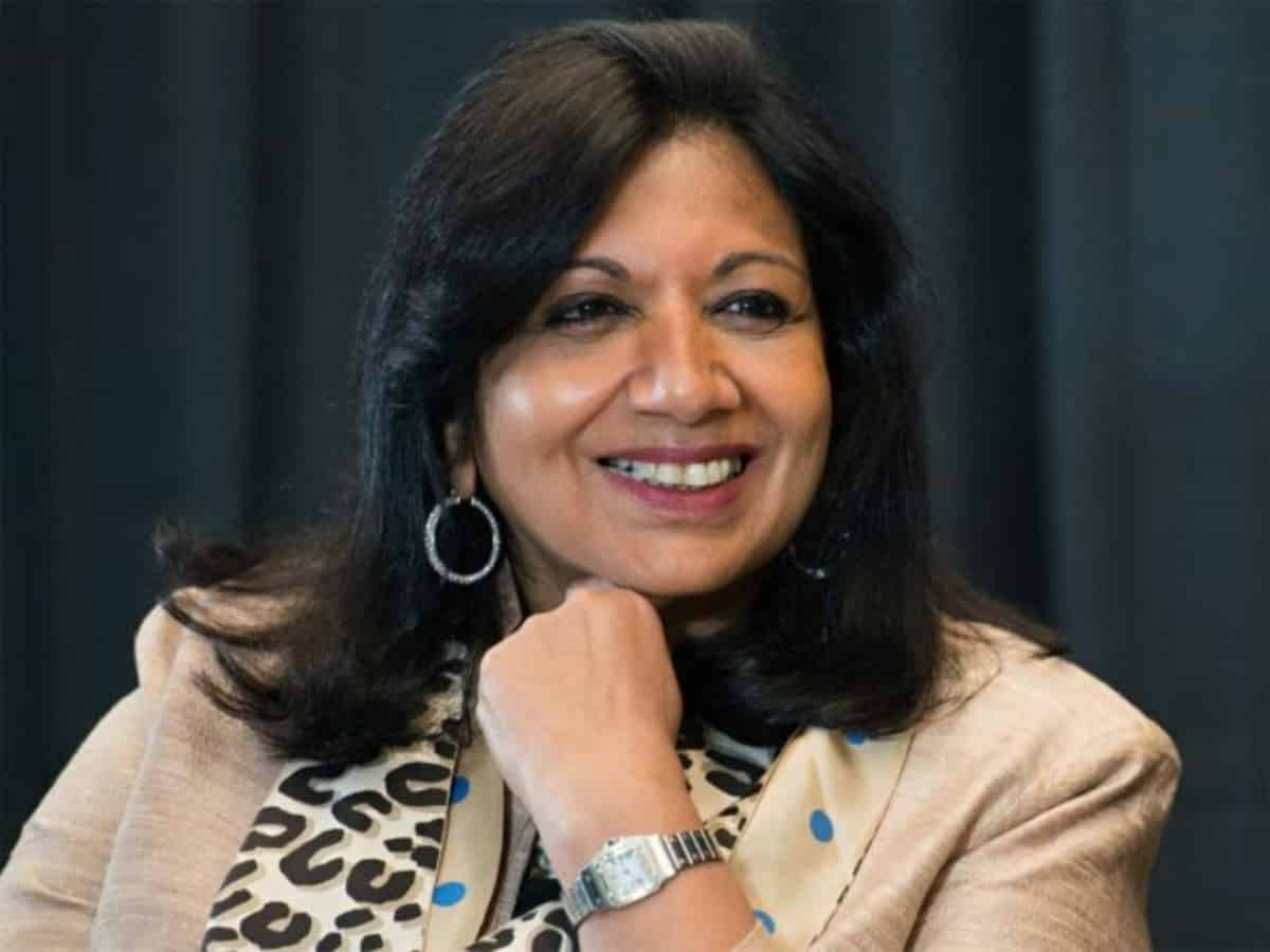 Kiran Mazumdar-Shaw unveils Siddhartha Mukherjee's latest book 'The Song of The Cell' in Bangalore