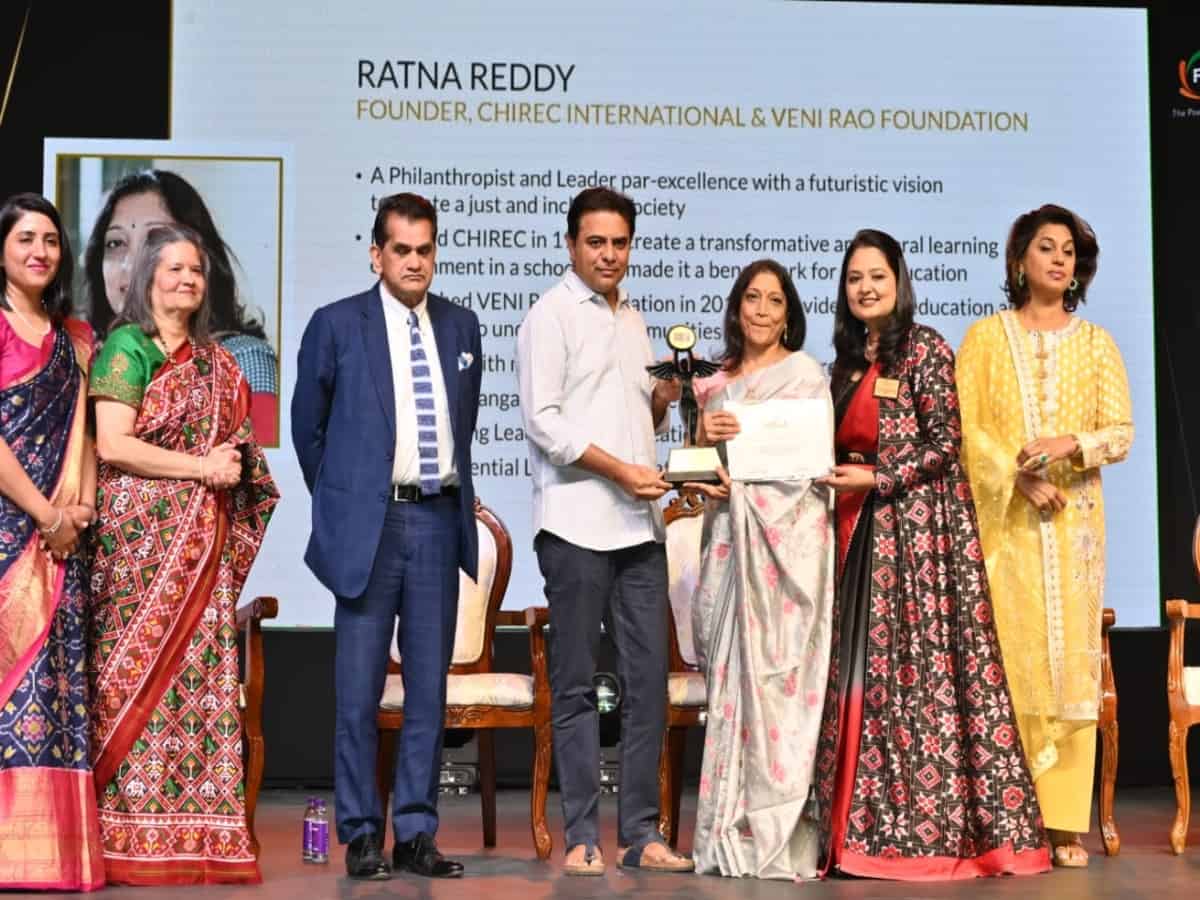 KTR, Amitabh K, G20 give FLO Hyd business awards to 20 biz women