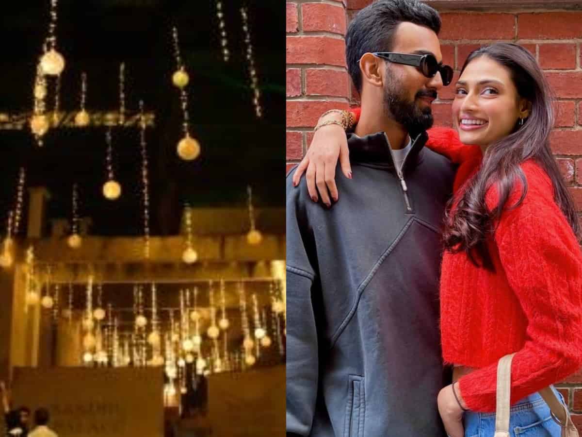 Athiya Shetty-KL Rahul wedding: Check out first glimpses here