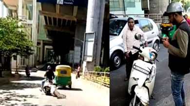 Bnagalore: 'If not for public I would've been killed', says man dragged by 2-wheeler