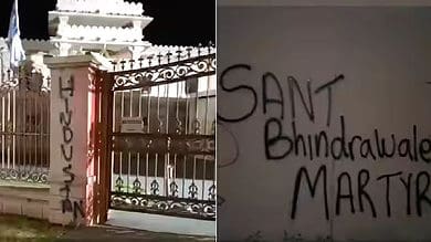 Hindu temple in Australia defaced with anti-India graffiti