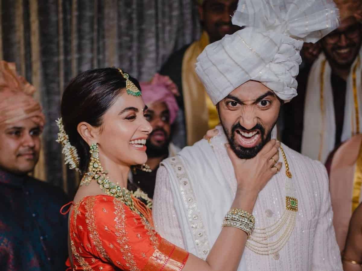 Wedding at Pooja Hegde's home, check viral photos here