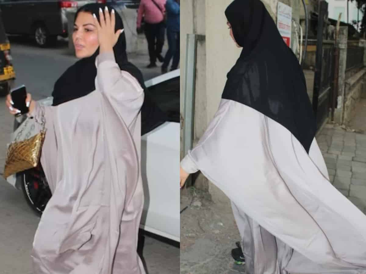 Rakhi Sawant starts wearing burqa, video goes viral on internet