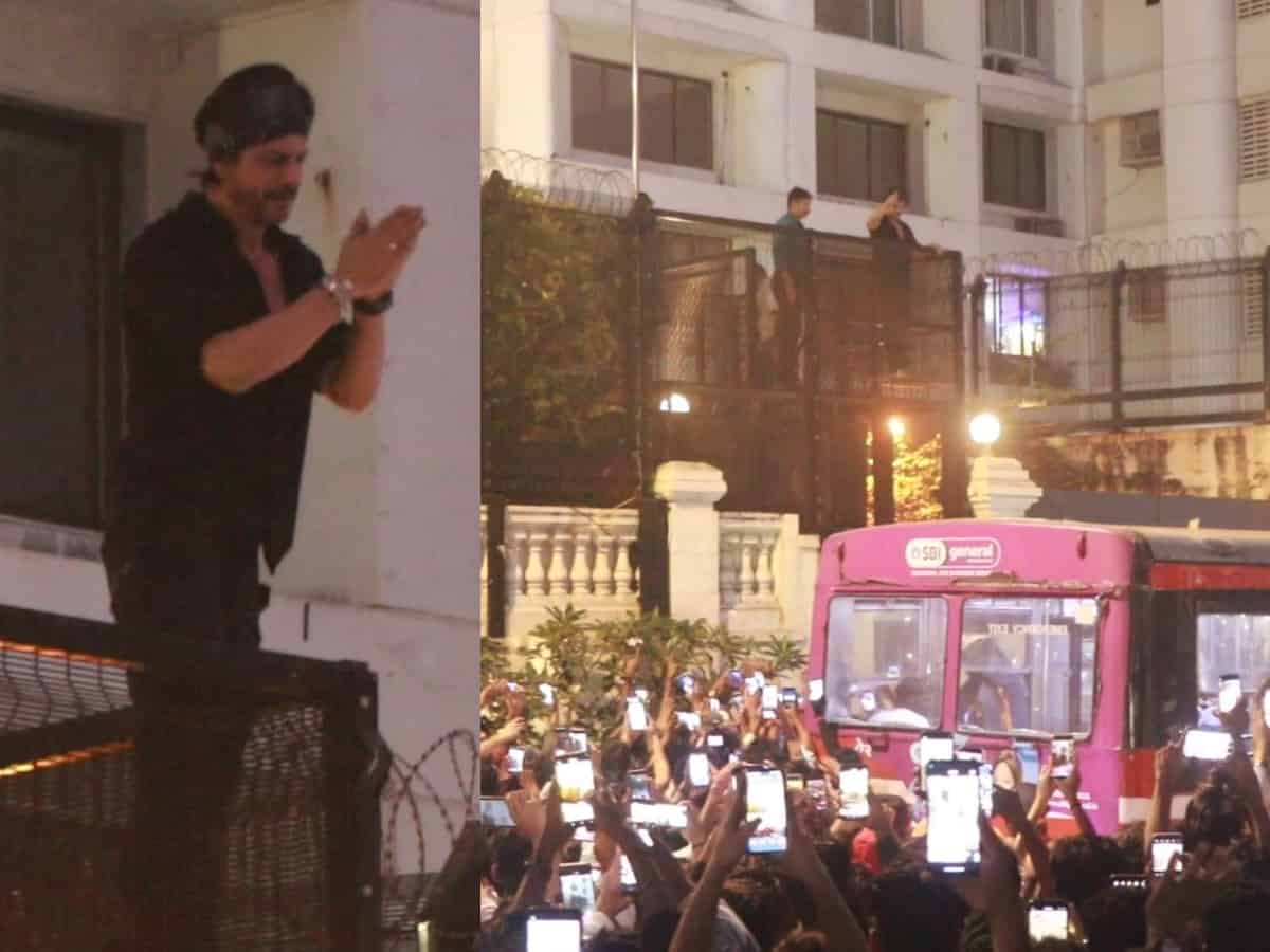 Watch: 'Mehmanawazi' at Shah Rukh Khan's home Mannat