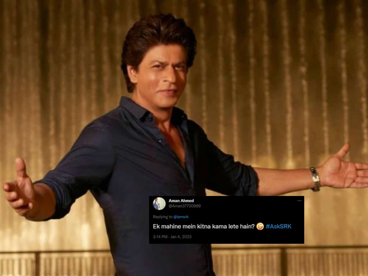 Fan asks SRK how much he earns per month, actor reveals