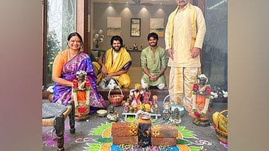 Sankranti celebrations at Vijay Deverakonda's Hyderabad home