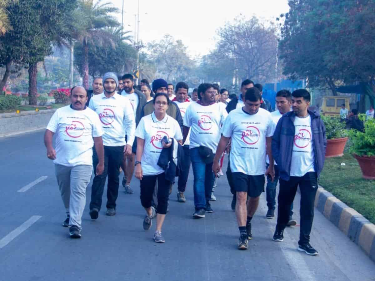 Hyderabad: Good Act-Walkathon organized for Cancer Awareness