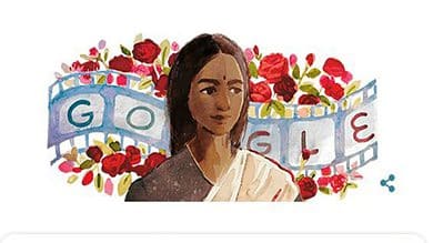 Google Doodle honours PK Rosy, first female Malayalam actor