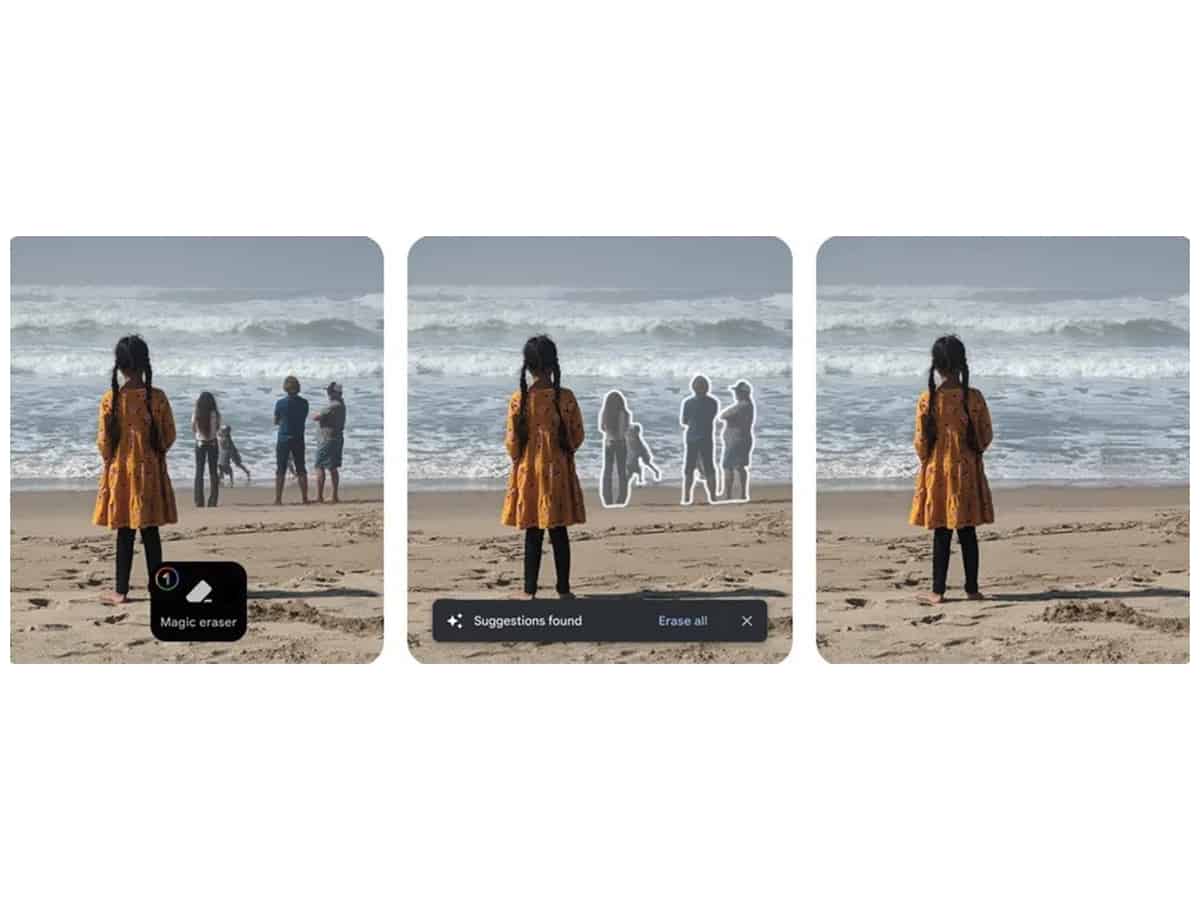 Google One members can now use AI-powered 'Magic Eraser' tool