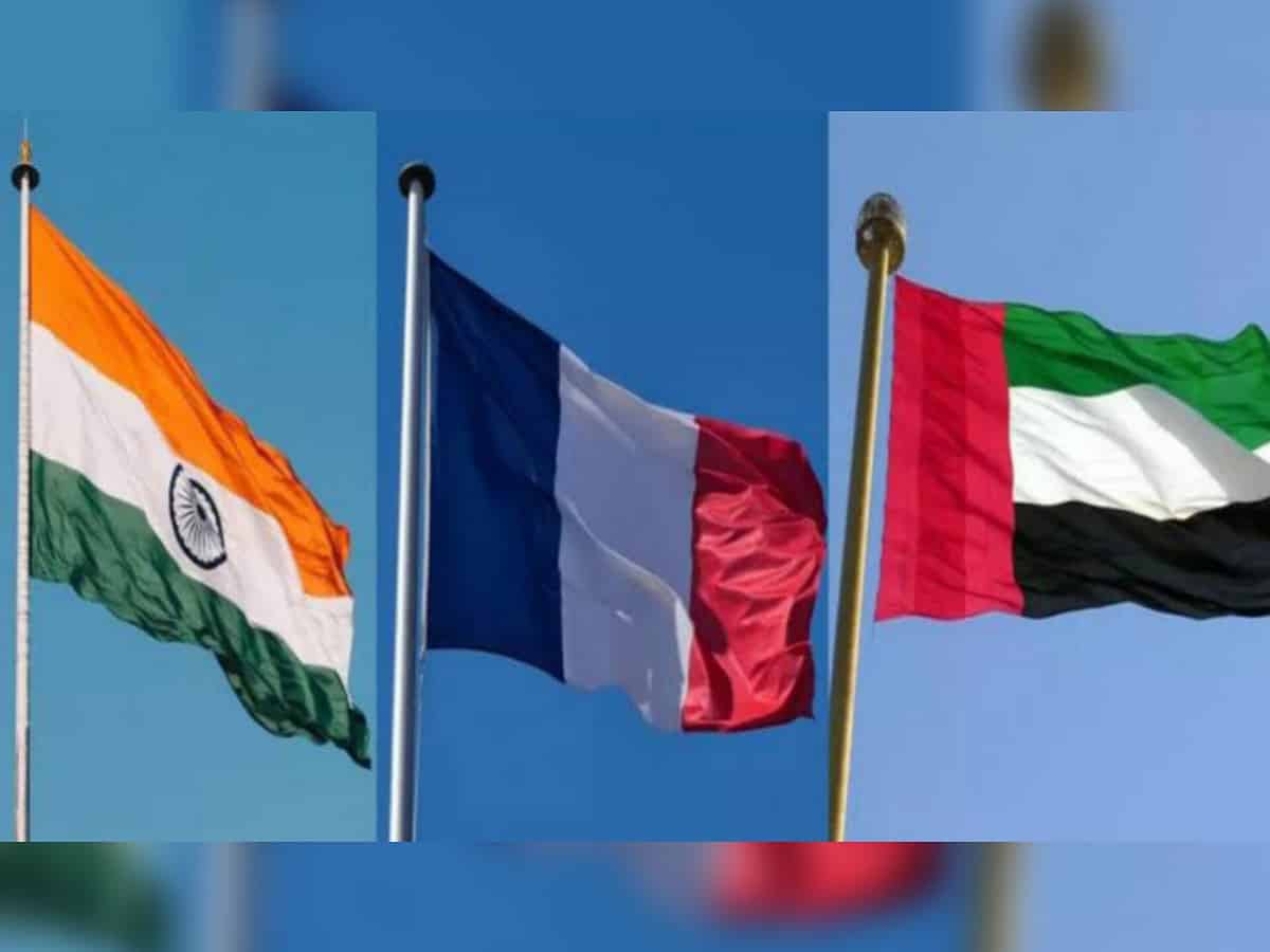 India, France, UAE unveil plan for cooperation under trilateral framework