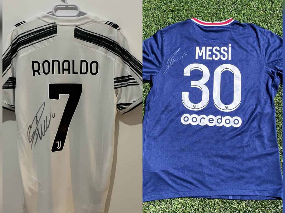 Ronaldo, Messi match-worn jersey put at auction for earthquake victims in Turkey