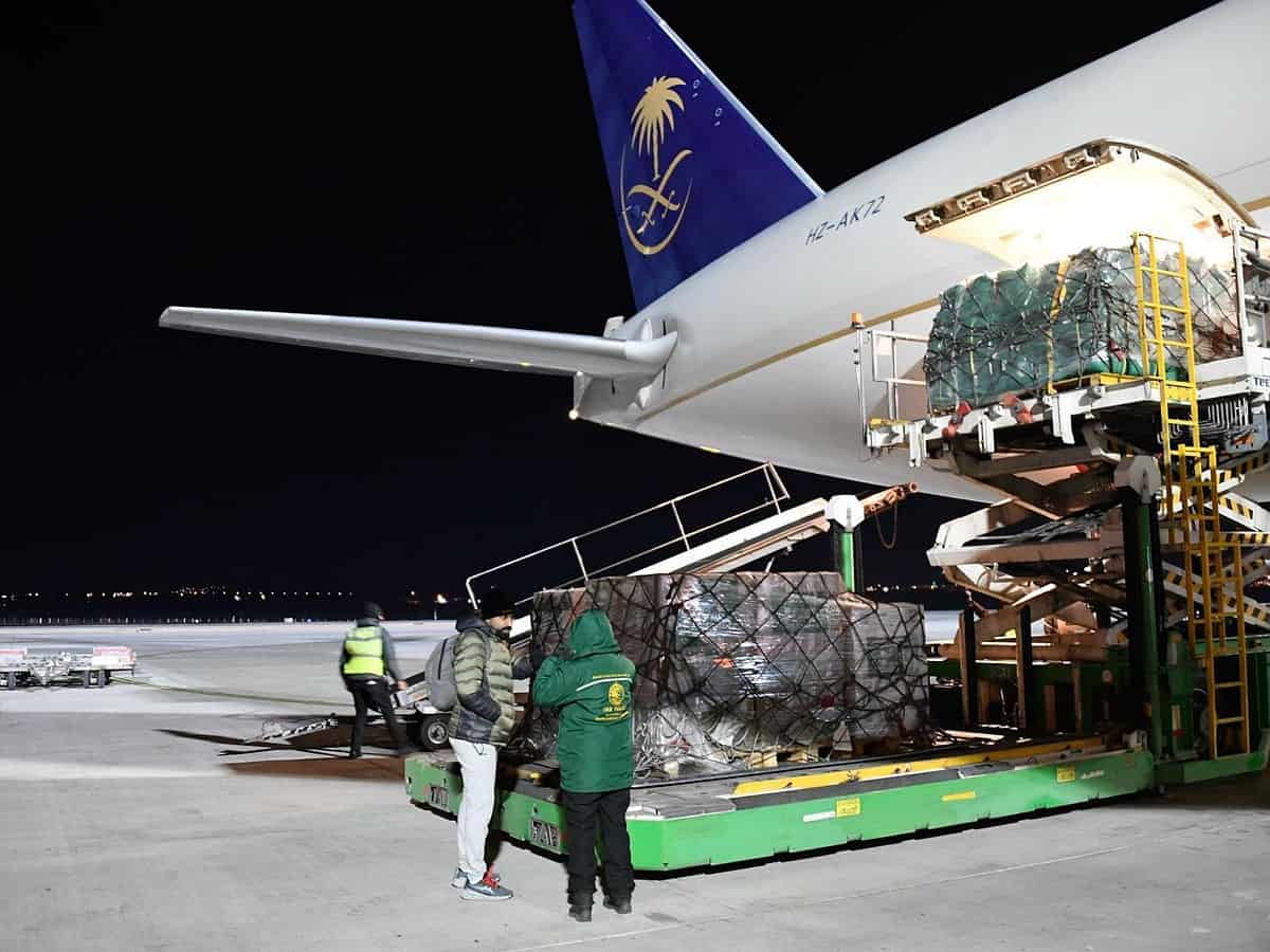 Saudi Arabia’s 11th relief plane arrives in Gaziantep to assist earthquake victims