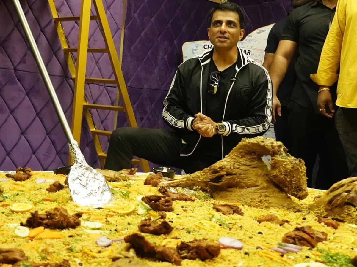 Know why Sonu Sood did not taste India's biggest mandi plate after inaugurating it