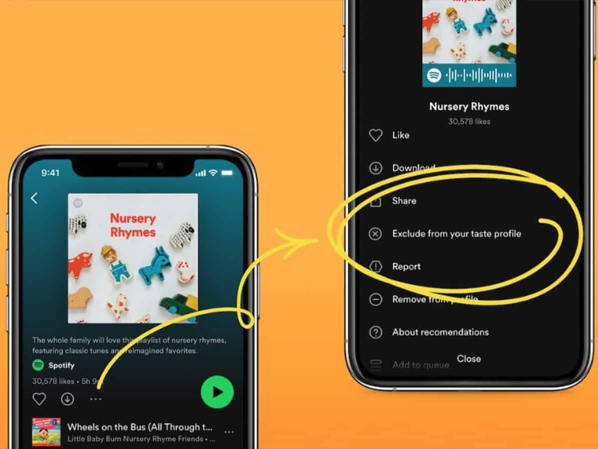 Spotify now lets users exclude certain playlists from 'Taste Profile'