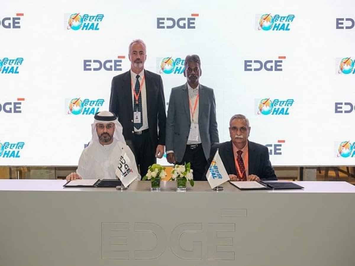 UAE’s EDGE signs MoU with India’s HAL at IDEX 2023