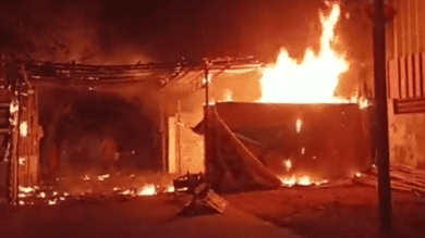 Andhra Pradesh: RPI leader's office set afire in Guntur