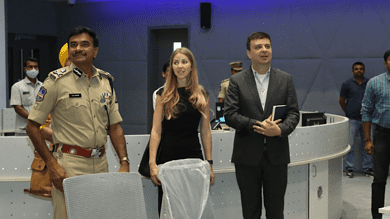 Hyderabad city police exchange security ideas with Canadian officials