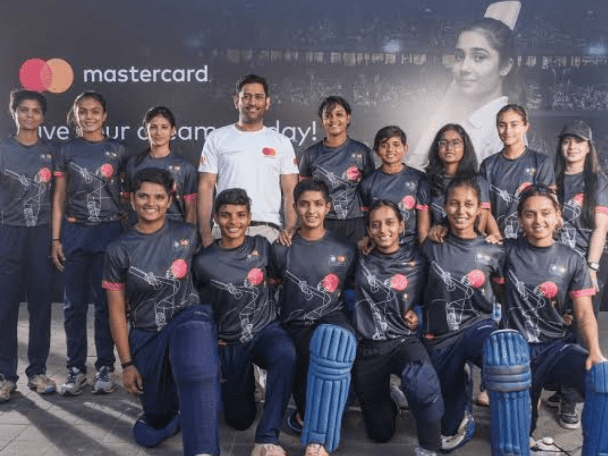 Dhoni trains next generation of women cricketers at 'Cricket Clinic - MSD' workshop