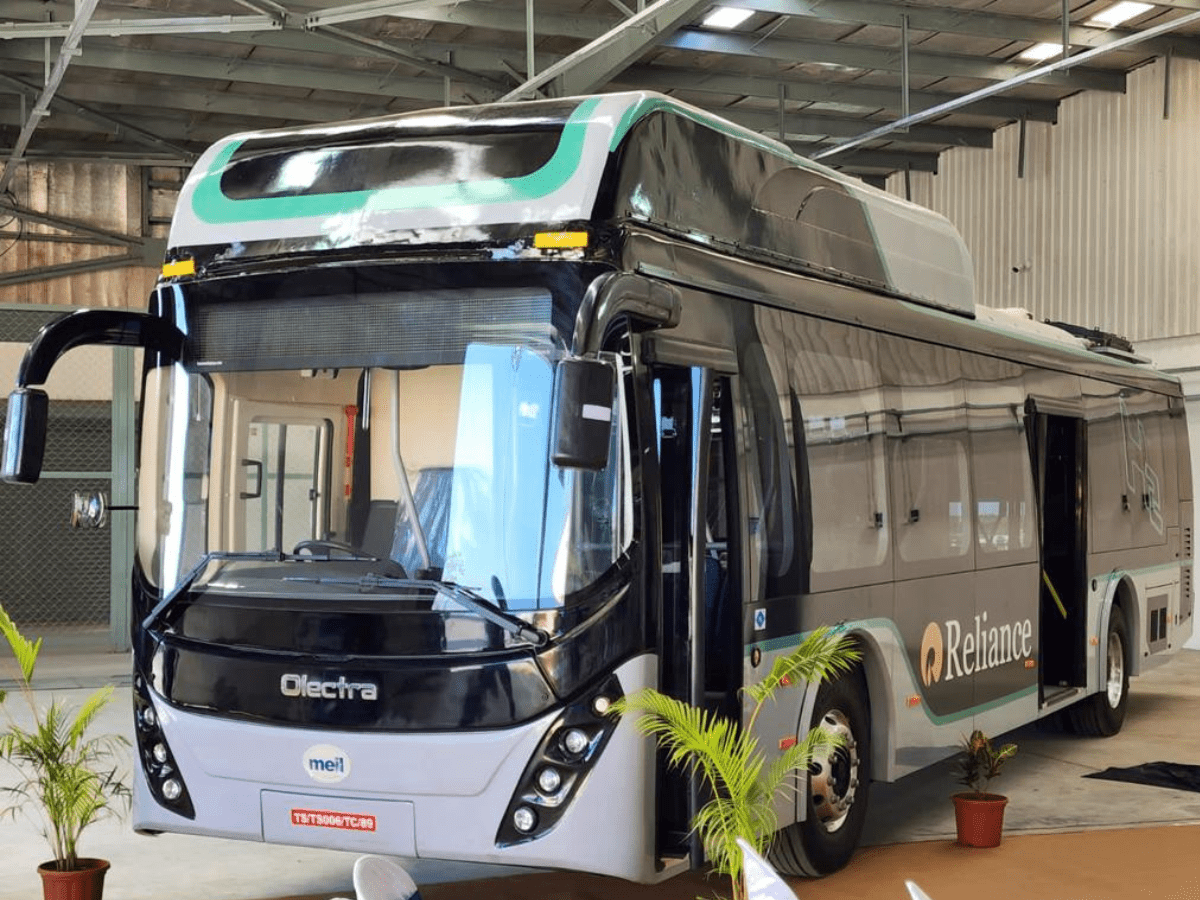 Hyderabad: Olectra-Reliance to ply Hydrogen-powered buses
