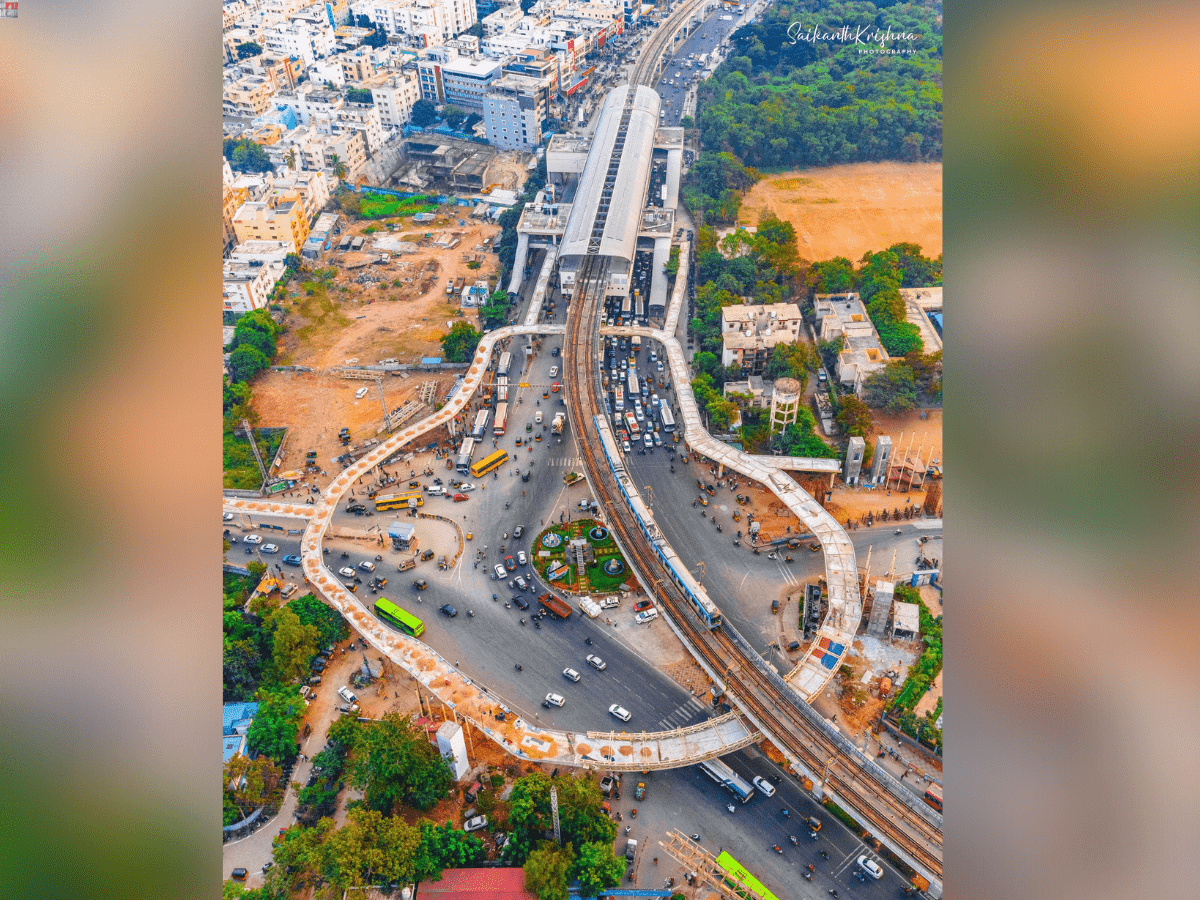 Hyderabad Uppal Skywalk Ready For Inauguration Mehdipatnam Skywalk To 