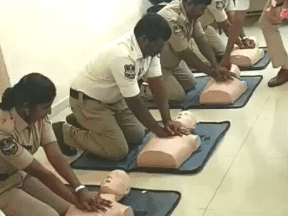 Hyderbad cops gearing up to deliver CPR at Goshamahal