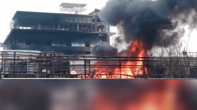 Telangana: Fire breaks out in pharma company of Sangareddy