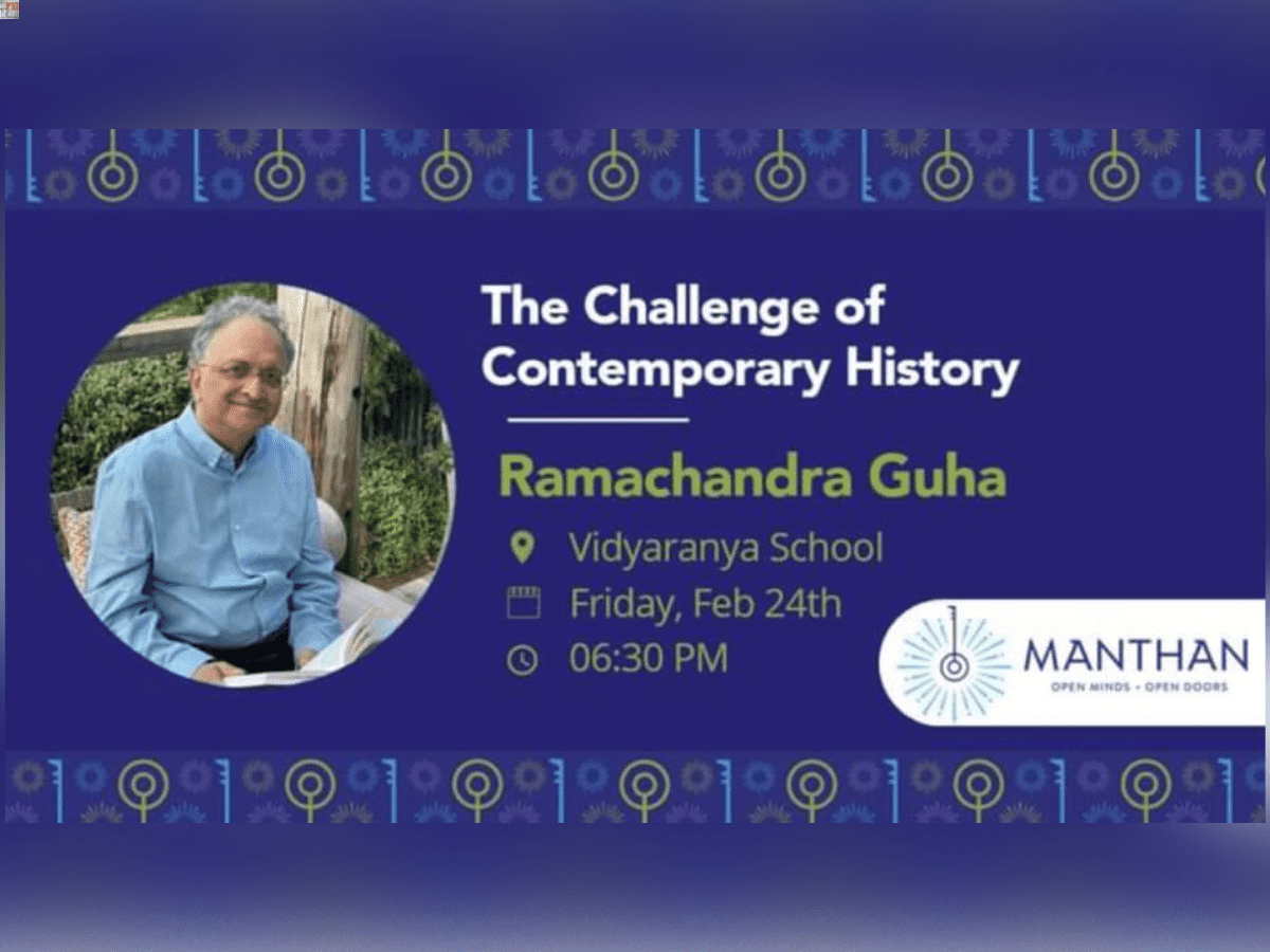 Hyderabad: Ramachandra Guha to elaborate history challenges on Friday
