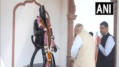 Amit Shah pays tribute to RSS founder Keshav Baliram Hedgewar in Nagpur