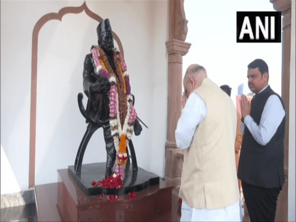 Amit Shah pays tribute to RSS founder Keshav Baliram Hedgewar in Nagpur