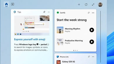 Microsoft unveils Spotify, Phone Link widgets for Windows 11