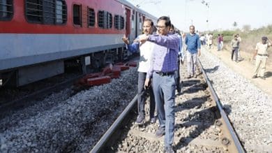 Railway track damaged due to derailment near Hyderabad restored