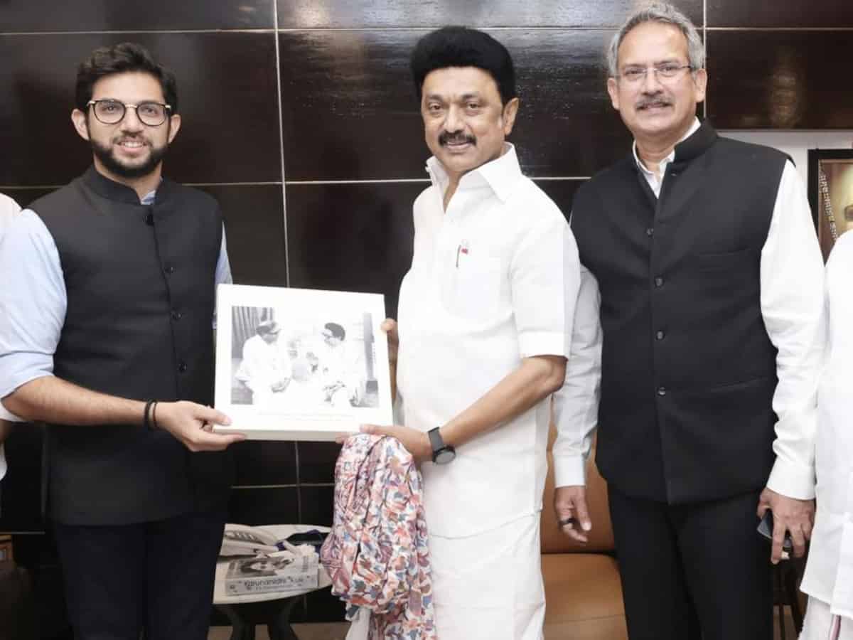 Aaditya Thackeray meets TN CM Stalin in Chennai