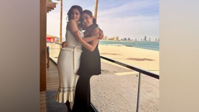 Sara Ali Khan and Ananya Panday vibe together in Qatar, see pics