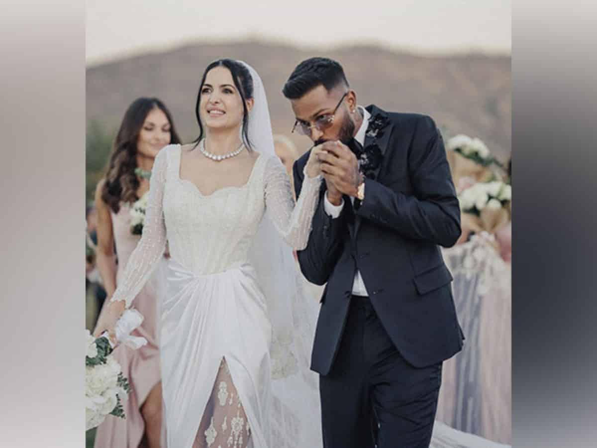 Hardik Pandya, Natasa Stankovic's dreamy pics from their wedding