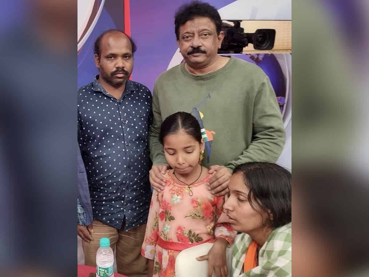 RGV meets family of child killed by street dogs in Hyderabad