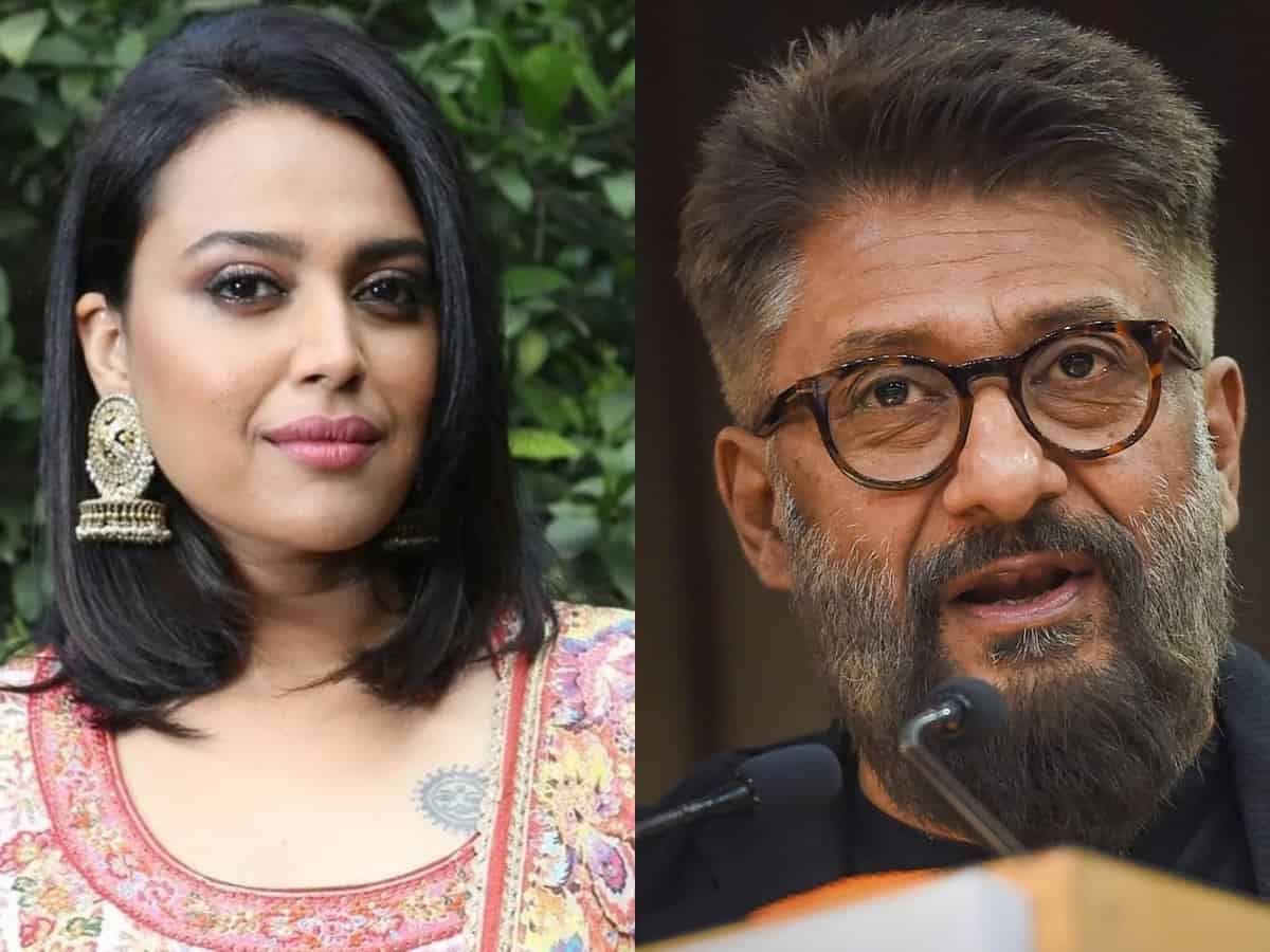 Vivek Agnihotri calls Muslim journo 'puncture repairer, jihadi', Swara Bhasker calls him out: ‘Poisoned’ & ‘Bigoted’
